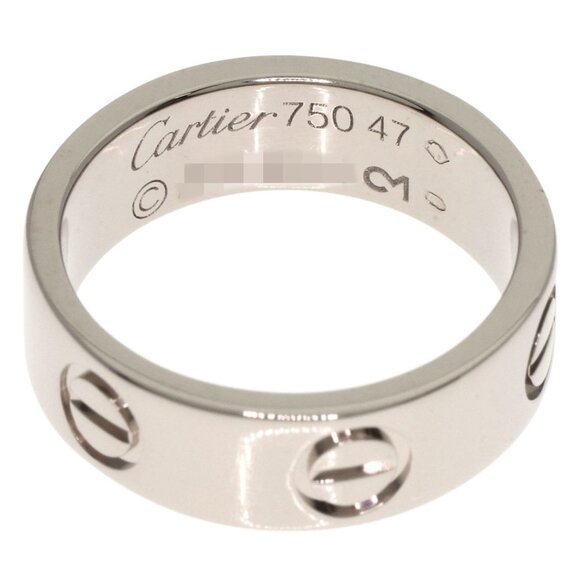 CARTIER 18k White Gold Love Ring #47 - Picture 4 of 7